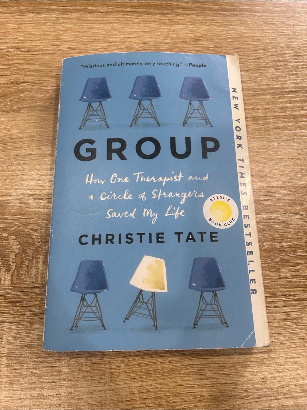 GROUP by Christie Tate - Blue Paperback Book
